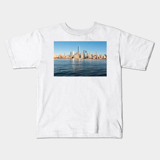 New York Skyline Kids T-Shirt by EduardoRamon